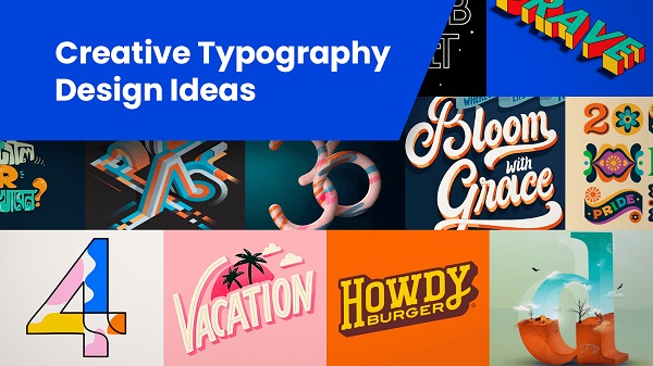 Một số mẫu Typography design