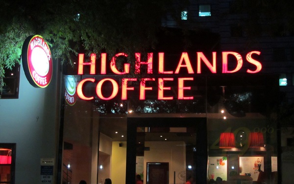 Typefce cho Highlands coffee