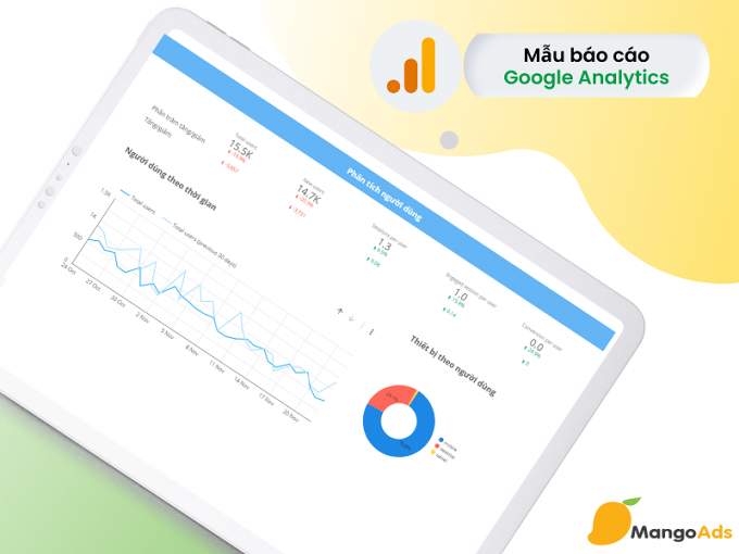Mẫu báo cáo Google Analytics bằng Google Data Studio – Phiên bản tổng quan
