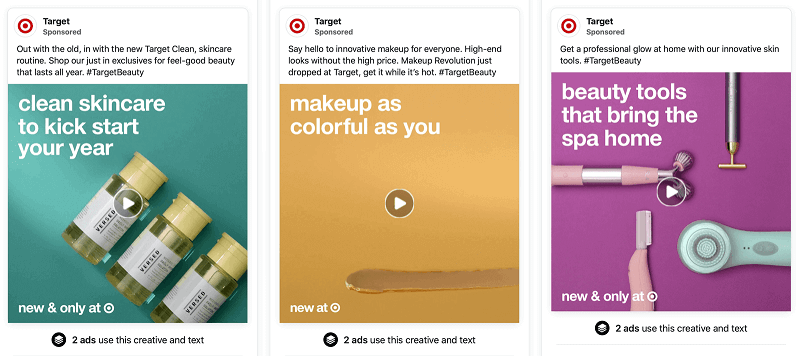 Hình 10: Quảng cáo của thương hiệu Target về chăm sóc da