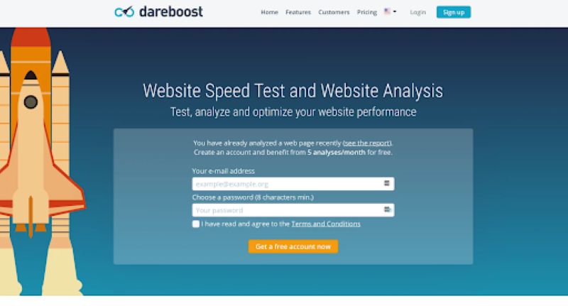 DareBoost cung cấp các mẹo về cách cải thiện hiệu suất tổng thể cho trang của bạn
