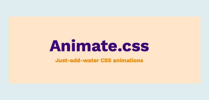 Animate.css là thư viện animation phổ biến nhất hiện nay